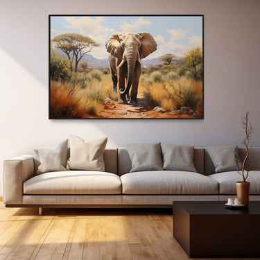 Elephant Oil Painting
